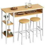 Bartisch-Set, Mehrfarbig, Holzwerkstoff, 40x100.5x120 cm, Esszimmer, Barm&ouml;bel,
