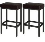 Barhocker, Braun, Kunststoff, 42x66x29 cm, Esszimmer, Barm&ouml;bel, Barhocker