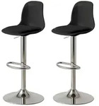 Barhocker, Schwarz, Metall, 45x104.4x38.5 cm, Esszimmer, Barm&ouml;bel, Barhocker