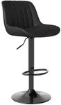 Barhocker, Schwarz, Kunststoff, 46x109x37 cm, Esszimmer, Barm&ouml;bel, Barhocker
