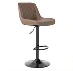 Barhocker, Braun, Kunststoff, 46x109x37 cm, Esszimmer, Barm&ouml;bel, Barhocker