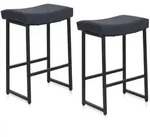Barhocker, Schwarz, Kunststoff, 45.5x62x33 cm, Esszimmer, Barm&ouml;bel, Barhocker