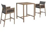 MCW Barset, Grau, Textil, 90x115x90 cm, Esszimmer, Tische, Stehtische