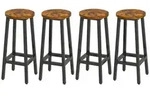 Barhocker, Braun, Holzwerkstoff, 29x70x30 cm, Esszimmer, Barm&ouml;bel, Barhocker