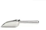 ich-zapfe Eisschaufel, Edelstahl, Metall, Nachbildung, Uni, Oval, 9x7x18 cm, Essen &