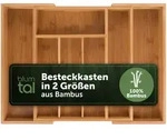 Blumtal Besteckkasten, Eiche, Holz, Echtholz,Bambus, Baum/Pflanze/Natur, 7...