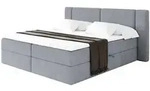 Altdecor Boxbett, Grau, Holzwerkstoff, H3, H&ouml;he ca. 20 cm, 140x200 cm,...