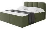 Altdecor Boxbett, Dunkelgr&uuml;n, Holzwerkstoff, H3, H&ouml;he ca. 20 cm, 120x200 cm,