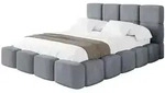 Altdecor Polsterbett, Grau, Textil, H3 + H4, 180x200 cm, Schlafzimmer, Betten,
