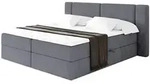 Altdecor Boxbett, Dunkelgrau, Holzwerkstoff, H3, H&ouml;he ca. 20 cm, 200x200 cm,