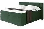 Altdecor Boxspringbett, Gr&uuml;n, Holzwerkstoff, H3 + H4, H&ouml;he ca. 38 cm, 120x200...