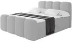 Altdecor Boxbett, Hellgrau, Holzwerkstoff, H4, H&ouml;he ca. 20 cm, 120x200 cm,