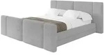 Altdecor Polsterbett, Hellgrau, Textil, 200x200 cm, Schlafzimmer, Betten,