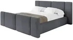 Altdecor Polsterbett, Dunkelgrau, Textil, 140x200 cm, Schlafzimmer, Betten,