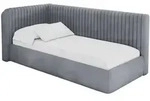 Altdecor Einzellbett, Blaugrau, Textil, 80x200 cm, Kinderzimmer & Jugendzimmer,