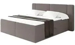 Altdecor Boxbett, Braun, Holzwerkstoff, H3, H&ouml;he ca. 20 cm, 120x200 cm,