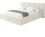 Altdecor Polsterbett, Champagner, Textil, 180x200 cm, Schlafzimmer, Betten,