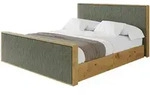 Altdecor Polsterbett, Olivgr&uuml;n, Textil, 160x200 cm, Schlafzimmer, Betten,