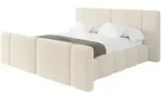 Altdecor Polsterbett, Champagner, Textil, 120x200 cm, Schlafzimmer, Betten,