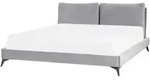 Beliani Polsterbett, Grau, Textil, 180x200 cm, Schlafzimmer, Betten,...