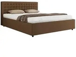 MKS Polsterbett, Braun, Kunststoff, 2-Sitzer, H3, 7-Zonen, Rechteckig, 140x200...