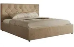 MKS Polsterbett, Beige, Kunststoff, 2-Sitzer, H3 + H4, 7-Zonen, Rechteckig,...