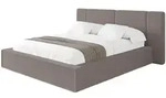 Altdecor Polsterbett, Braun, Textil, 160x200 cm, Schlafzimmer, Betten, Polsterbetten