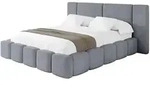 Altdecor Polsterbett, Grau, Textil, 200x200 cm, Schlafzimmer, Betten,...