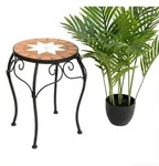 DanDiBo Blumenhocker, Schwarz, Metall, 26x37x26 cm, Wohnzimmer,...