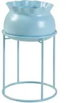 [en.casa] Blumenst&auml;nder, Hellblau, Metall, 23.5x38x23.5 cm, Wohnzimmer,