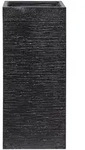 Beliani Blumentopf, Schwarz, Naturmaterialien, 60 cm, Dekoration, Blumen &...
