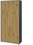 Mid.you Aktenschrank Office Edition, Anthrazit, Eiche Artisan, Holzwerkstoff, 4