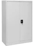 MCW Aktenschrank, Hellgrau, Metall, 90x140x40 cm, Arbeitszimmer, Aktenschr&auml;nke
