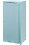[en.casa] Aktenschrank, Blaugrau, Metall, 2 F&auml;cher, Rechteckig, 40x88x35 cm,