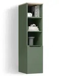 Livinity&reg; Universalschrank, Gr&uuml;n, Holzwerkstoff, 4 F&auml;cher, Rechteckig,...