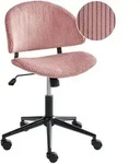 Beliani B&uuml;rostuhl, Pink, Textil, 55x74x55 cm, Arbeitszimmer, B&uuml;rost&uuml;hle,