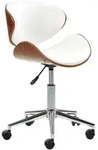 Beliani B&uuml;rodrehstuhl, Wei&szlig;, Metall, 1-Sitzer, 53x83x40 cm, Arbeitszimmer,