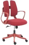 Beliani B&uuml;rostuhl, Rot, Textil, 63x94x70 cm, Arbeitszimmer, B&uuml;rost&uuml;hle,