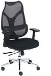 Beliani B&uuml;rostuhl, Schwarz, Textil, 40x115x60 cm, Arbeitszimmer, B&uuml;rost&uuml;hle,