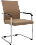 CLP Schwingstuhl, Hellbraun, Metall, 55x90x62 cm, Esszimmer, St&uuml;hle,