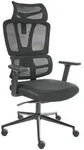 Beliani Chefsessel, Schwarz, Textil, 65x129x65 cm, Arbeitszimmer, B&uuml;rost&uuml;hle,