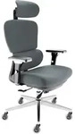 Clouvou B&uuml;rostuhl, Anthrazit, Metall, Kunststoff, 1-Sitzer, F&uuml;llung: Schaumstoff,