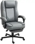 Homcom B&uuml;rostuhl, Grau, Kunststoff, 64x120x69 cm, Arbeitszimmer, B&uuml;rost&uuml;hle,