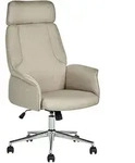 Beliani B&uuml;rostuhl, Beige, Metall, 1-Sitzer, 72x117x72 cm, Arbeitszimmer,