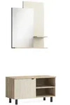 Vicco Garderobe, Eiche, Kaschmir, Holzwerkstoff, 2 F&auml;cher, Rechteckig,...