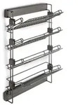 Emuca Schuhregal, Titan, Metall, 46x75x32 cm, Garderobe, Schuhaufbewahrung