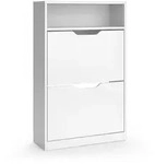 Vicco Schuhkipper, Wei&szlig;, Holzwerkstoff, 1 F&auml;cher, Rechteckig, 59x94x22 cm,