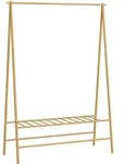 Homcom Garderobenst&auml;nder, Natur, Naturmaterialien, 116x160x43.5 cm, Garderobe,