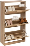 5five Simply Smart Schuhschrank, Braun, Holzwerkstoff, 24x113x60 cm, Garderobe,