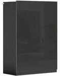 Homcom Schuhschrank, Schwarz, Holzwerkstoff, 5 F&auml;cher, 34x103x72 cm, Garderobe,